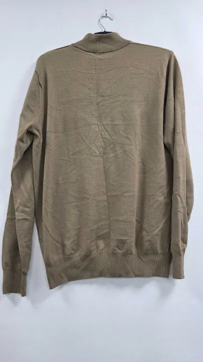 Gianni Feraud - Sand Turtleneck Cashmere-wool Blend Jumper - Brown Size: Xxl