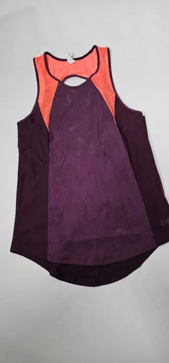 Under Armour - Under Armour Vanish Camo Mesh Tank - Red Size: Xs