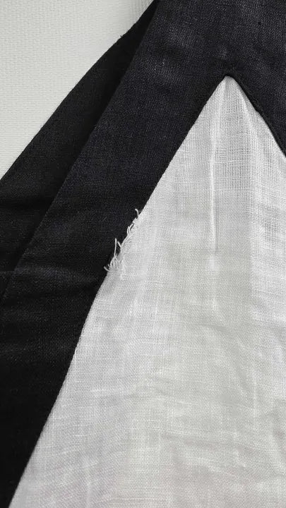 Reiss - White Contrast Aida Linen Dress - White Size: Uk 6