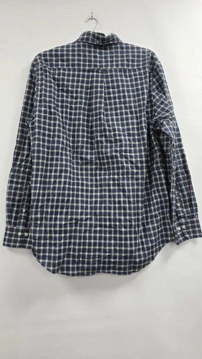 Gant - Blue Tartan Regular Classic Poplin Shirt - Blue Size: Xl