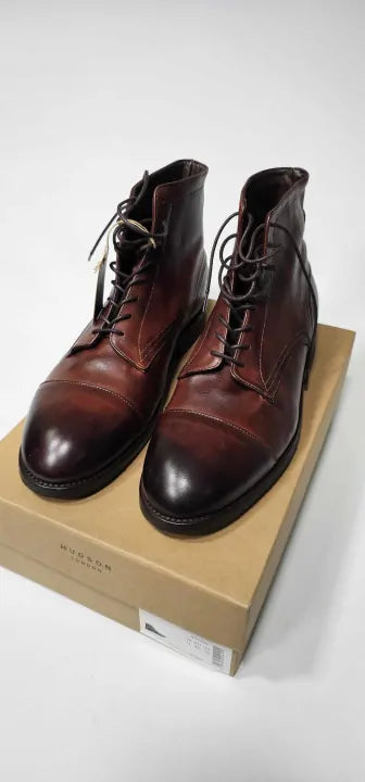 Hudson - Men's Brown Palmer Drum Dye (Blake Stitch) Brown - Brown Size: Eu45