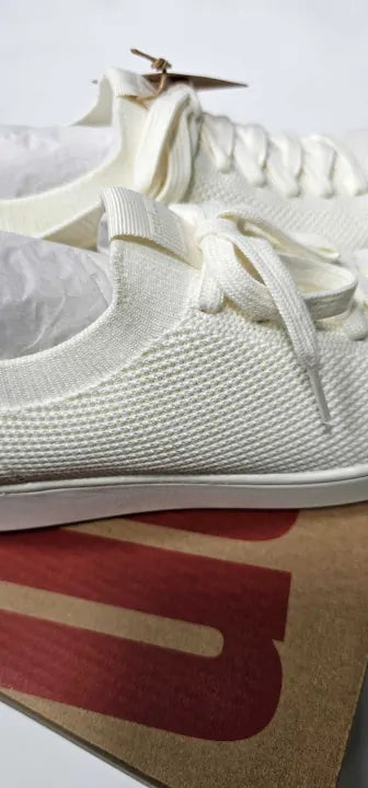 Fitflop - Egret Knit Rally Trainers - Cream Size: Uk4