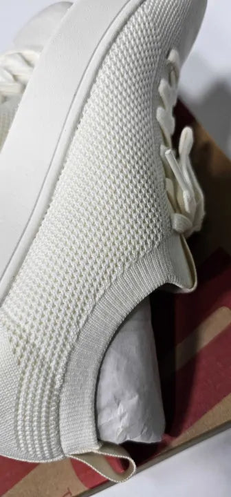 Fitflop - Egret Knit Rally Trainers - Cream Size: Uk4