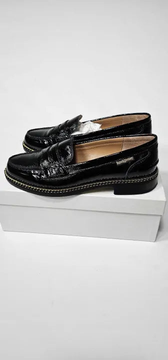 Russell & Bromley - Women's Black Kenchester Nappa Leather Loafers - Black Size: Eu37
