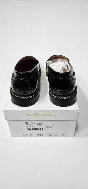 Russell & Bromley - Women's Black Kenchester Nappa Leather Loafers - Black Size: Eu37