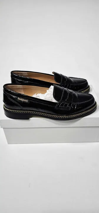 Russell & Bromley - Women's Black Kenchester Nappa Leather Loafers - Black Size: Eu37
