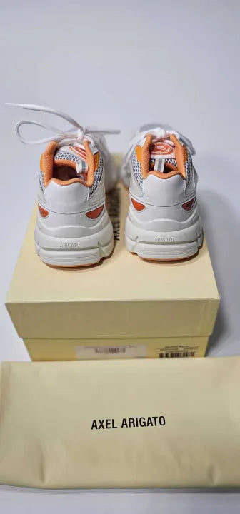 Axel Arigato - Women's White/orange Axel Marathon Trainers - Multi Size: Eu35