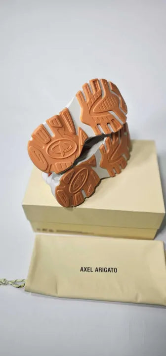 Axel Arigato - Women's White/orange Axel Marathon Trainers - Multi Size: Eu35