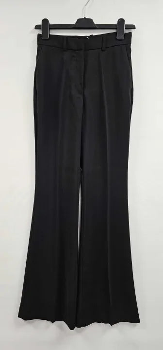 Mango - Black Flared Trouser Suit - Black Size: 32