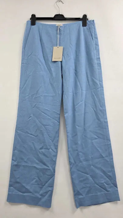 Jigsaw - Blue Blake Wide Leg Trousers - Black Size: Uk 12