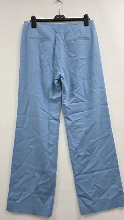 Jigsaw - Blue Blake Wide Leg Trousers - Black Size: Uk 12