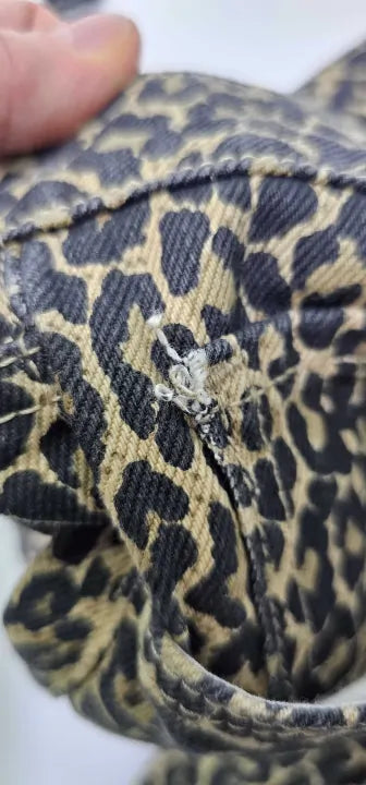 Mango - Brown Leopard-print Straight Jeans - Brown Size: Uk 8