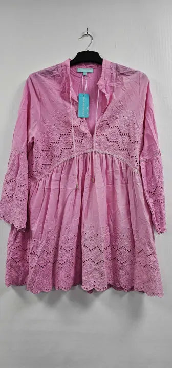 Melissa Odabash - Pink Sebenna Kaftan - Pink Size: Xs