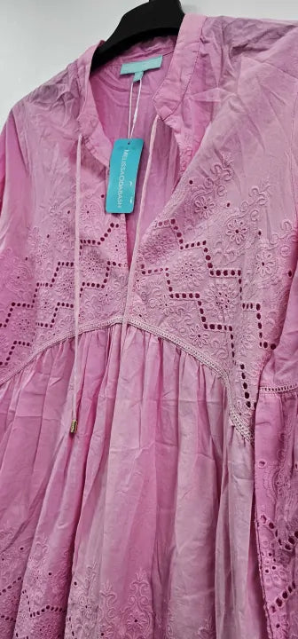 Melissa Odabash - Pink Sebenna Kaftan - Pink Size: Xs