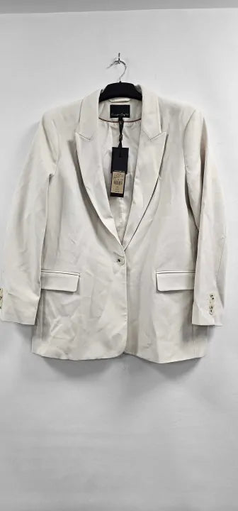 Phase Eight - Almond Celyn Blazer - Beige Size: Uk 14
