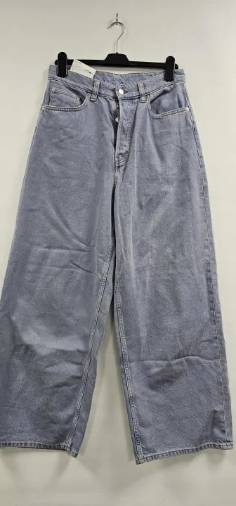 Arket - Blue Tulsi Wide Leg Relaxed Jeans - Blue Size: 29