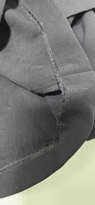 Mango - Black Asymmetrical Jumpsuit With Draped Detail - Black Size: S