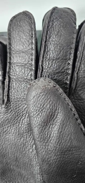 Oliver Sweeney - Dark Brown Faversham Gloves - Brown Size: M/l