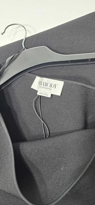 Victoria Beckham - Black Vb Body One Shoulder Midi Dress - Black Size: Uk16