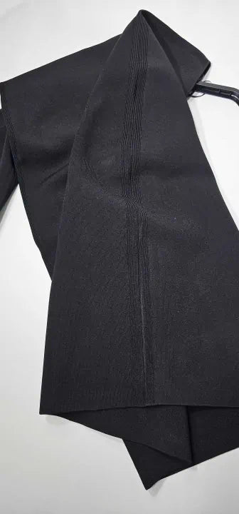 Victoria Beckham - Black Vb Body One Shoulder Midi Dress - Black Size: Uk16