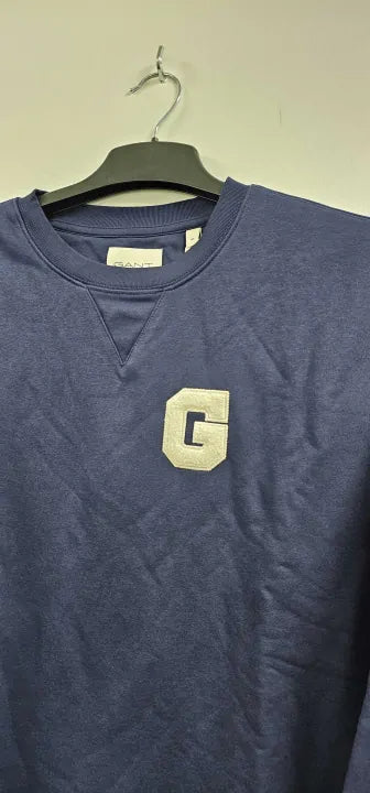 Gant G Graphic C-neck Sweater Men Size: M