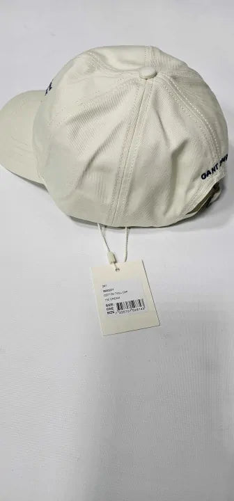 Gant - Cream Cotton Twill Cap Size: *