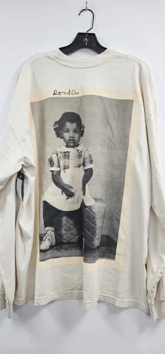 Donda - Unisex Cream Kanye West Donda Mercedez Benz T-shirt - Cream Size: Xxl