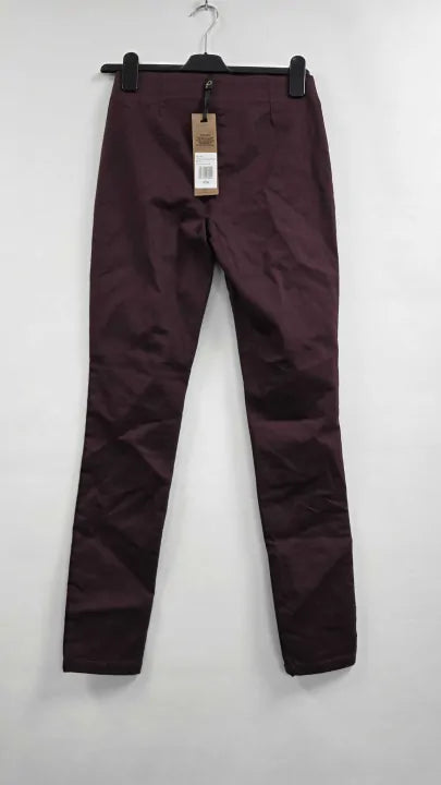 Phase Eight - Burgundy Amina Cotton Blend Jegging - Red Size: Uk 10