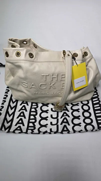 Marc Jacobs - Cream The Large Cloud Chain Sack Bag Size: *
