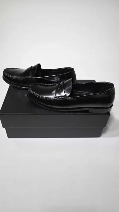 Saint Laurent - Men's Black Le Loafer Mocassin - Black Size: Uk 9