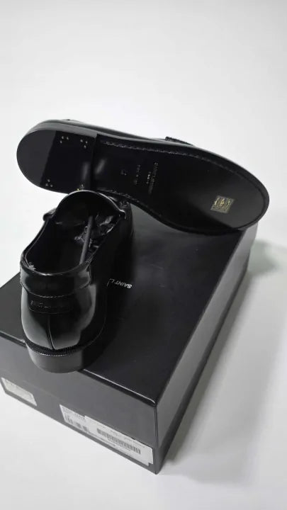 Saint Laurent - Men's Black Le Loafer Mocassin - Black Size: Uk 9