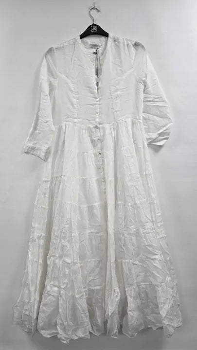 Pranella X No.eleven - White Victoria Dress - White Size: M