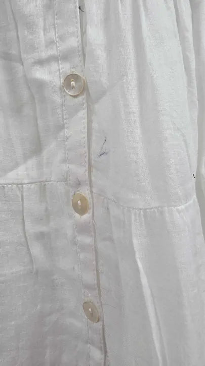 Pranella X No.eleven - White Victoria Dress - White Size: M