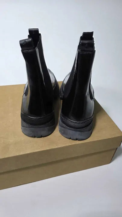 Hudson - Men's Black Nayim Hi Shine Boot - Black Size: Uk 10