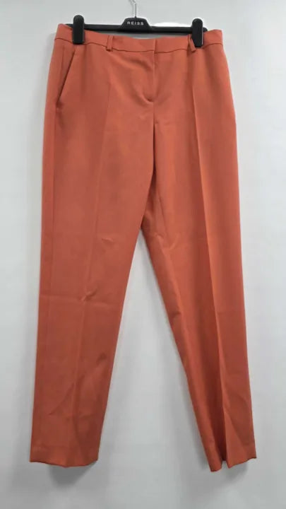 Paul Smith - Coral Tailored Wool Tapered Trousers Size: Uk 12