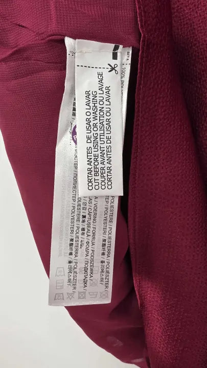 Mango Ruby Satin High Neck Mini Dress Size: L