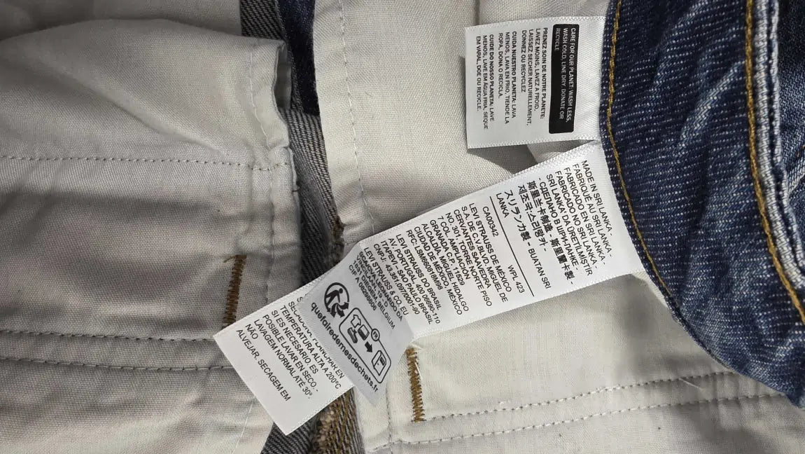 Levi's Xl Straight Seamed Jeans Size: 29