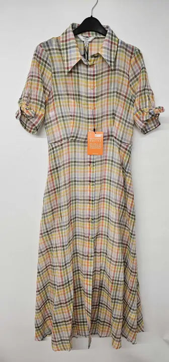 L K Bennett - Multi Saffron Dress - Multi Size: Uk8