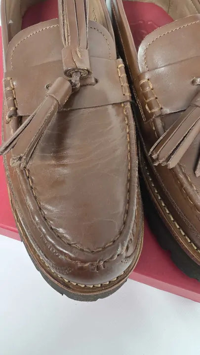 Grenson - Women's Tan Leather Bethany Loafers - Brown Size: Uk 5