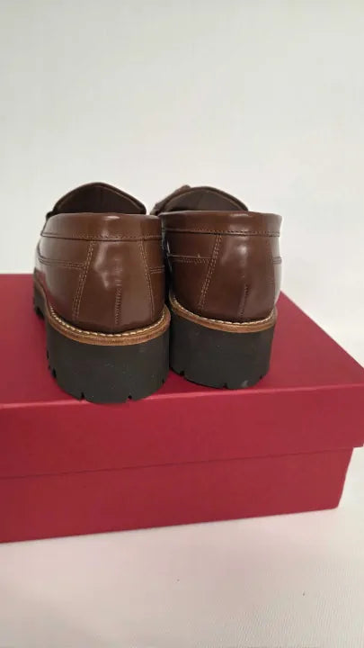 Grenson - Women's Tan Leather Bethany Loafers - Brown Size: Uk 5