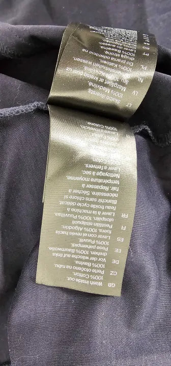 Cos - Blue Celsia Long Sleeve Cotton Top - Blue Size: S