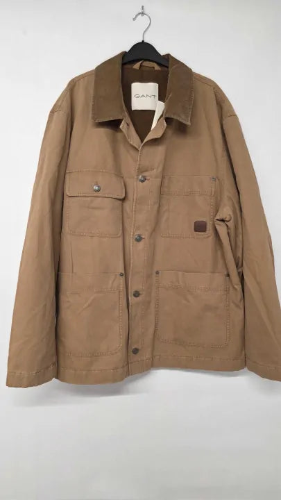 Gant - Camel Cotton Worker Jacket - Brown Size: 2Xl