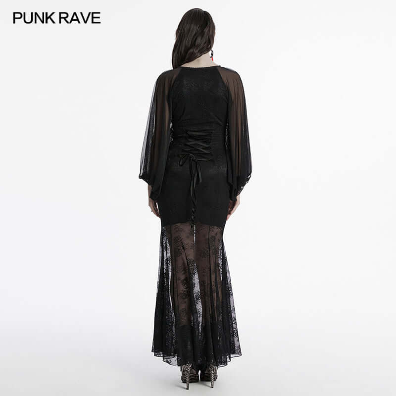Punk Rave Calliope Goth Night Bat Dress