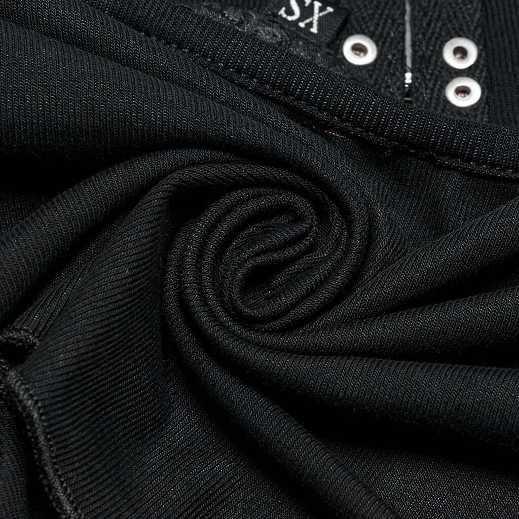 Punk Rave Clarabelle Wenchy Halterneck Distressed Look Top