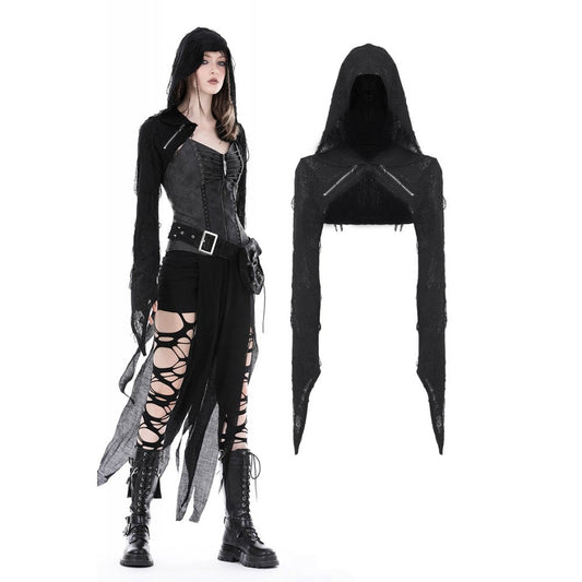 Dark In Love Ostara Hooded Long Sleeved Bolero