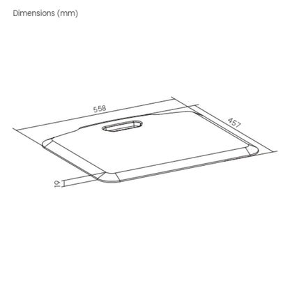 ProperAV Rubberised-Gel Foam Anti-Fatigue Standing Desk Mat - Black