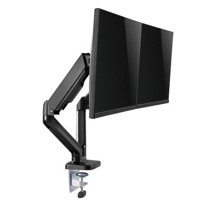 ProperAV Desk Monitor Mount 17" - 32" Dual Articulated Swing Arm VESA Max 100x100