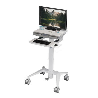 ProperAV Mobile Workstation Trolley Cart