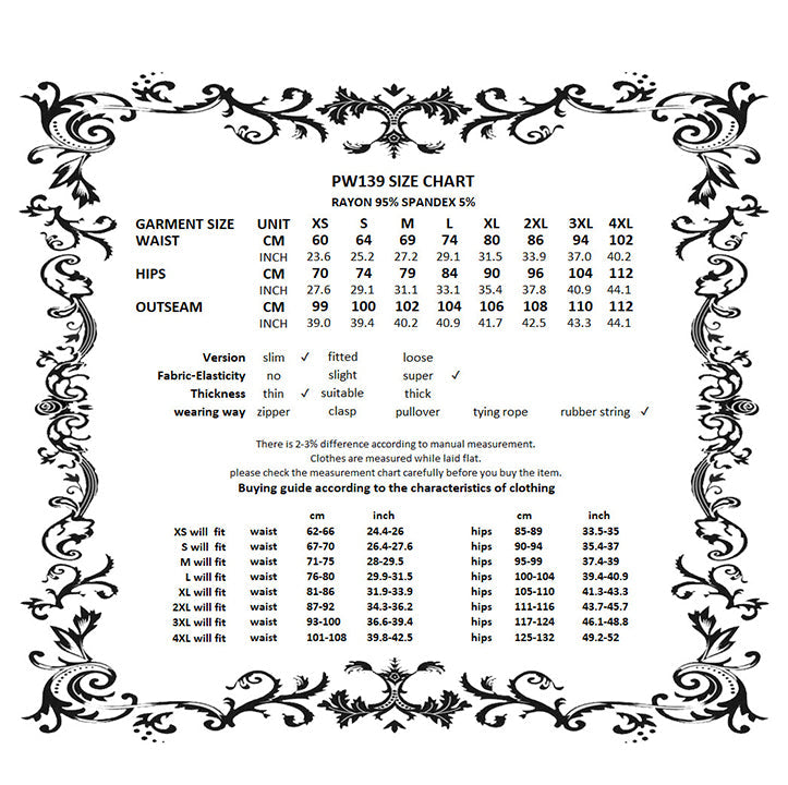 Dark in Love Goth Flare Leggings with Lace Frills