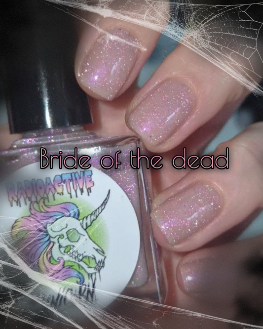 Radioactive Unicorn Bride of the Dead Nail Polish